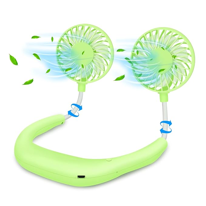 Rechargeable Hanging Neck Fan