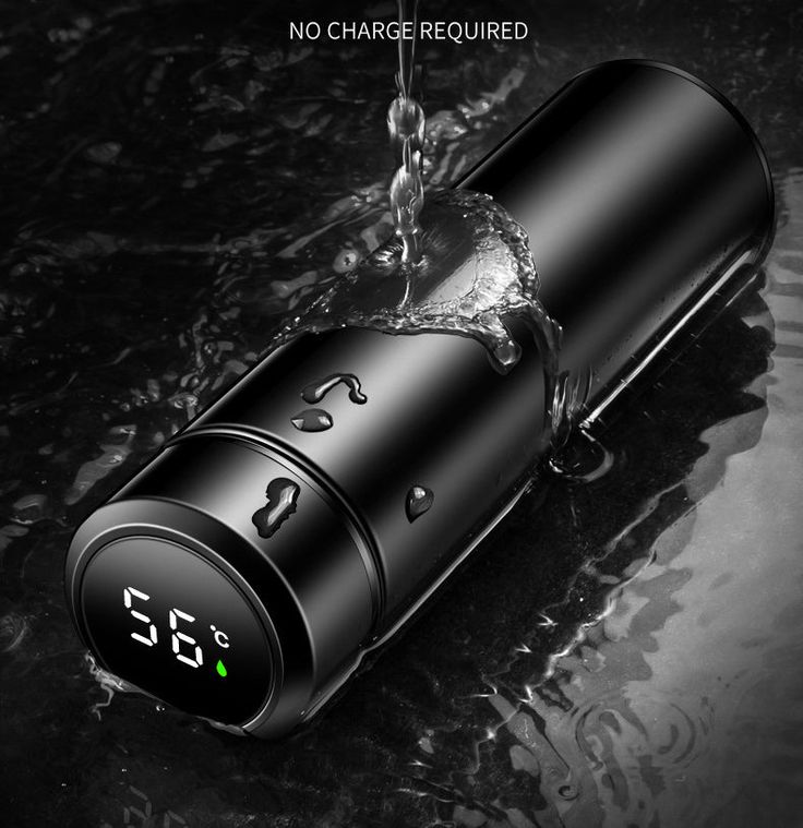 Temperature display stainless steel 800ml water bottle Hot & Cool