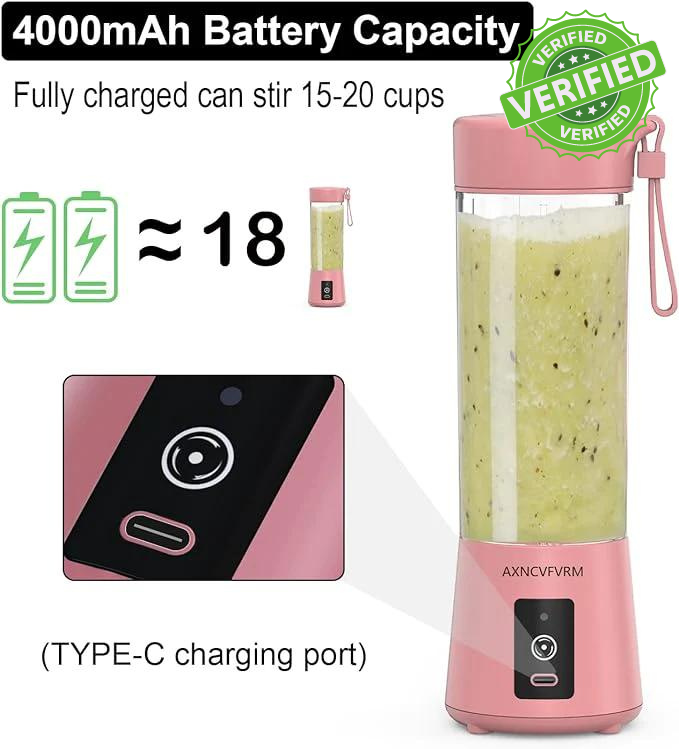 Mini Portable Juicer Blender, Personal Size Electric USB Juicer Cup, Fruit, Smoothie