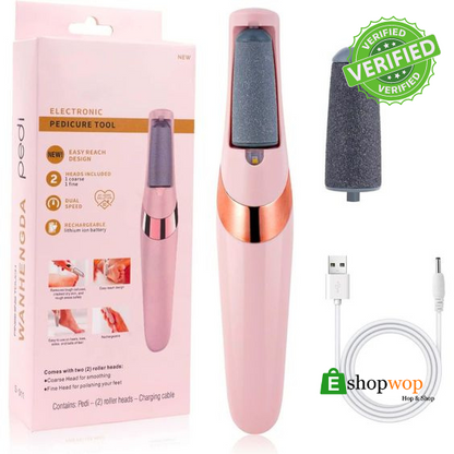 Professional Electronic Pedicure Tool, USB Rechargeable Feet Grinder