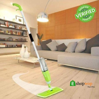 Water Spray Mop 360 Rotating Rod 350ml spray, For Wet and Dry Surface, Marble Flooring, Tiles Cleaning