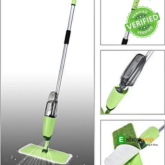 Water Spray Mop 360 Rotating Rod 350ml spray, For Wet and Dry Surface, Marble Flooring, Tiles Cleaning