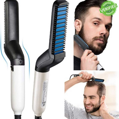 Men Beard Straightener Hair Straightening Flat Iron Multifunctional