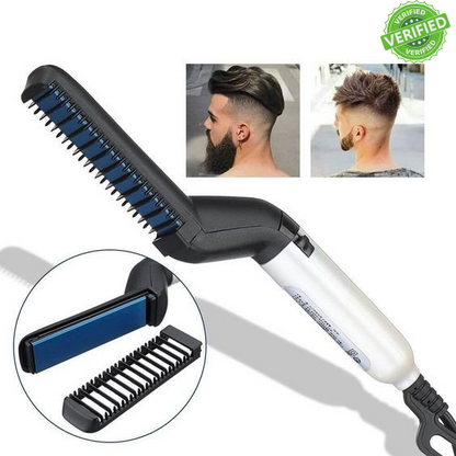 Men Beard Straightener Hair Straightening Flat Iron Multifunctional