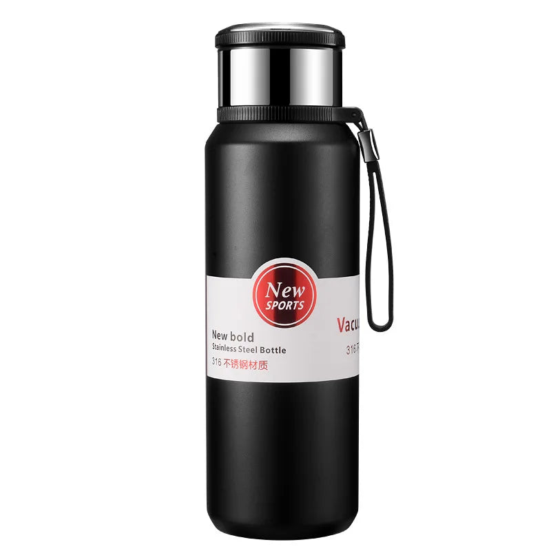 Temperature display stainless steel 800ml water bottle Hot & Cool