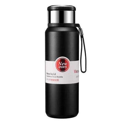 Temperature display stainless steel 800ml water bottle Hot & Cool