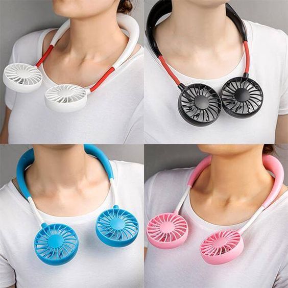 Rechargeable Hanging Neck Fan